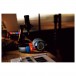 Audio-Technica ATH-M50x LAB Professional Monitor Headphones, Navy/Orange Lifestyle Image