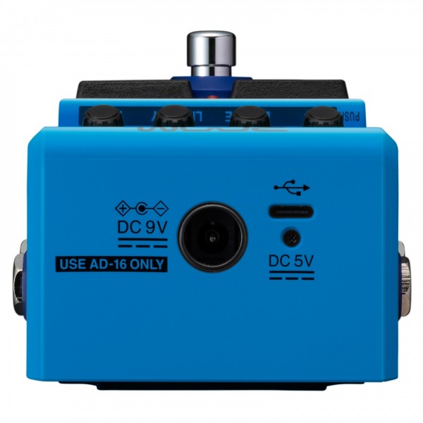 Zoom Multistomp Chorus, Delay and Reverb Guitar Pedal - Rear