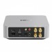 WiiM Amp Streaming Amplifier, Silver Back View