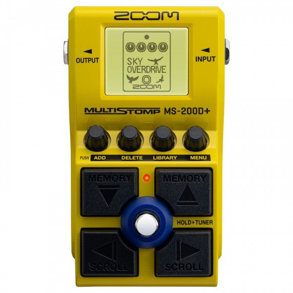 Zoom MS-200D+ Guitar Pedal - Top