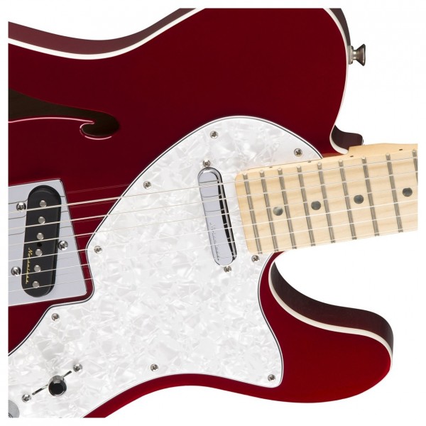 Fender Deluxe Telecaster Thinline, Candy Apple Red at Gear4music