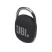 JBL Clip 4 Portable Bluetooth Speaker, Black - Angled