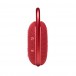 JBL Clip 4 Portable Bluetooth Speaker, Red - Sideview and controls