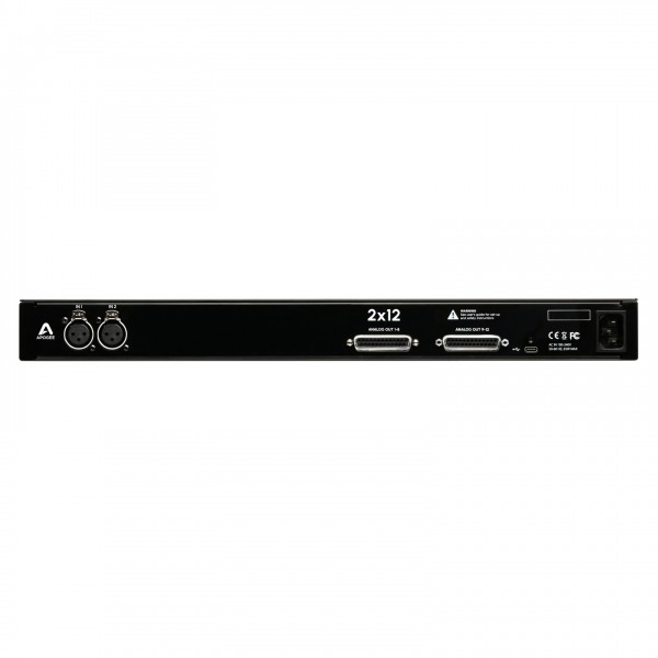 Apogee Symphony Studio 2x12 Interface - Rear