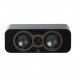 Q Acoustics 3090c Centre Speaker, Satin Black Front View 2