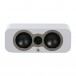 Q Acoustics 3090c Centre Speaker, Satin White Front View 2