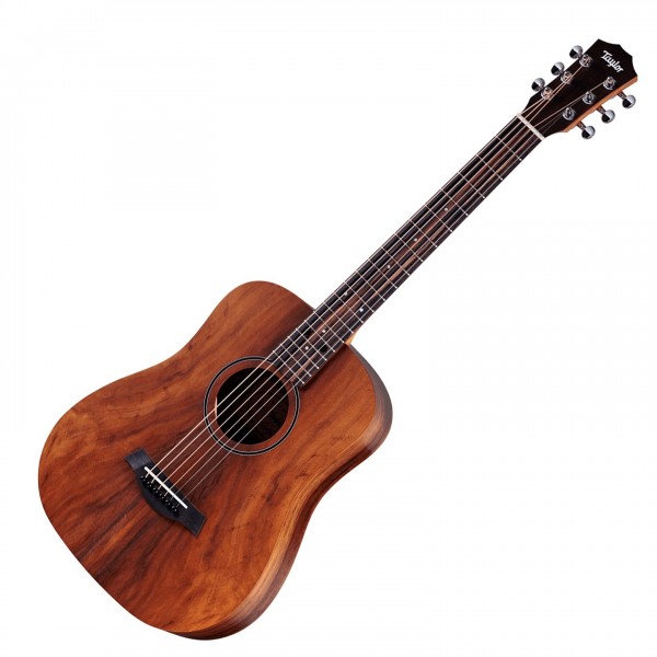 Taylor Baby Taylor BT Koa Travel Acoustic Guitar, Natural - Front, Left