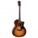 Taylor 114ce-SB Grand Auditorium Sapele/Spruce, Sunburst Top - Front, Right