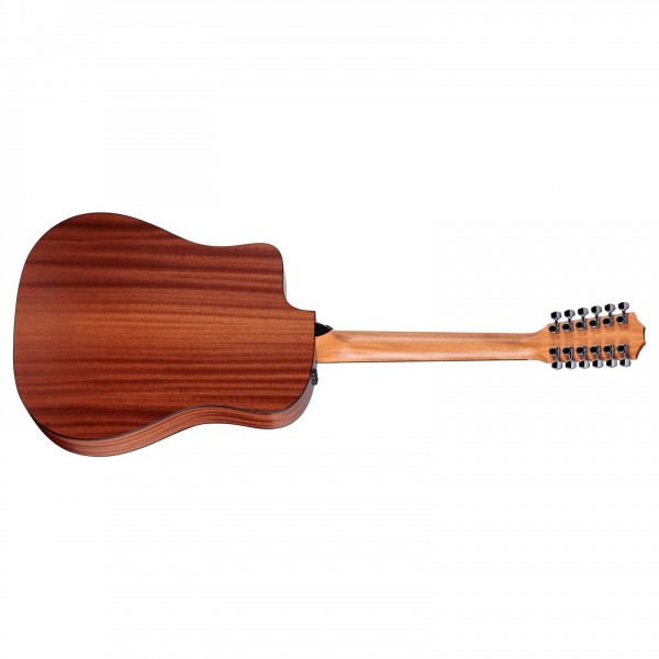 Taylor 150ce 12-String Dreadnought Electro Acoustic, Natural - Back, Left