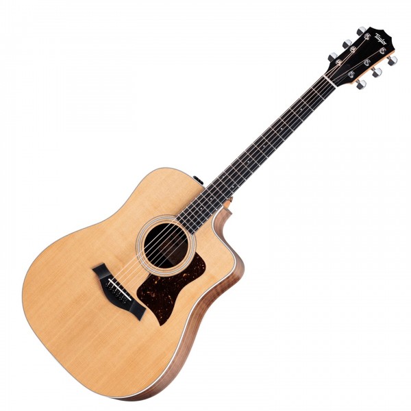 Taylor 210ce Dreadnought Electro Acoustic, Natural - Front, Left