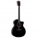 Taylor 214ce-BLK Plus Grand Auditorium Electro Acoustic, Black - Front, Right