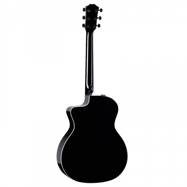 Taylor 214ce-BLK Plus Grand Auditorium Electro Acoustic, Black - Back, Right
