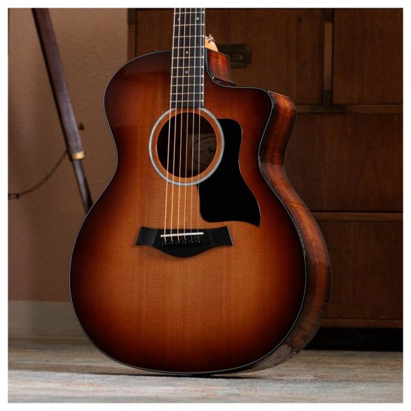Taylor 214ce-K SB Plus Grand Auditorium Electro Acoustic, Sunburst - Lifestyle