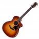 Taylor 214ce Plus Special Edition African Ziricote Electro Acoustic, Shaded Edge Burst - Front, Left