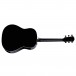 Taylor 217e-BLK Plus Grand Pacific Electro Acoustic, Black - Back, Left