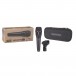 Shure Nexadyne Dynamic Cardioid Handheld Microphone, Black - With Accessories