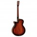 Tanglewood TWX4CEK Koa Winterleaf Exotic Electro Acoustic, Autumn Burst Gloss - Back