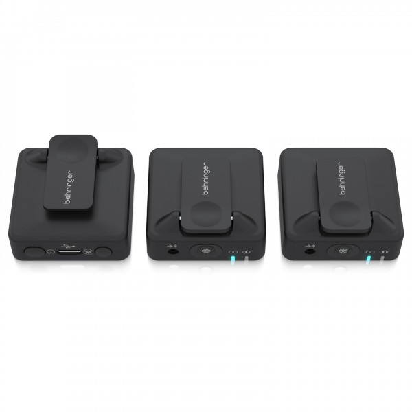 Behringer GO CAM Wireless 2 Dual Clip-on Microphone System - Back