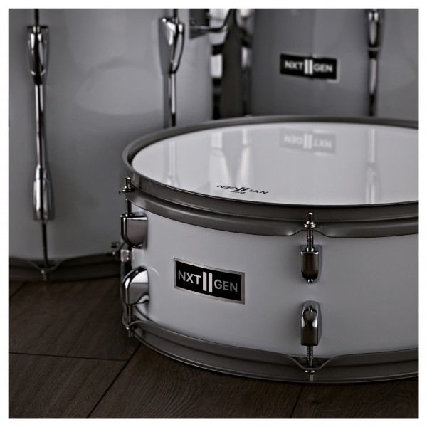 Premier NXT GEN Marching 14" x 5.5" Snare Drum, White