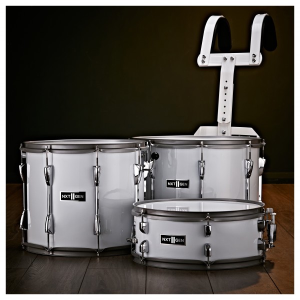 Premier NXT GEN Marching 16" x 12" Tenor Drum, White