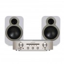 Marantz PM6007, Silver & Q Acoustics 3020c Speakers, White Hi-Fi Bundle