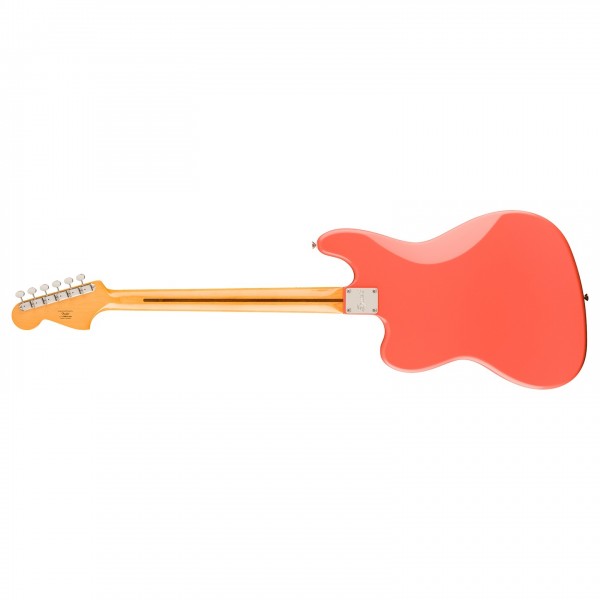 Squier FSR Classic Vibe Bass VI, Matching Headstock, Tahitian Coral - Back