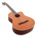 Deluxe Classical Guitar, Single Cutaway, Natural, by Gear4music