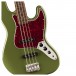 Squier FSR Classic Vibe '60s Jazz Bass, Matching Headstock, Olive - Bridge