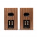 Ruark Sabre-R Bookshelf Speakers (Pair), Fused Walnut - Rear view