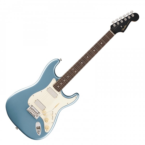 Fender American Professional II Mahogany Collection Stratocaster HH RW, Ice Blue Metallic - Front