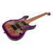 Spira Guitars S-457 TPP Poplar Burl, Gloss Trans Purple - Full, Angled