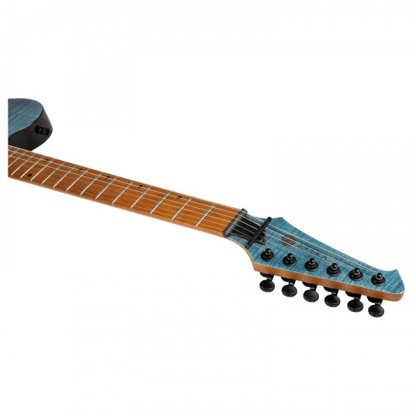 Spira Guitars T-450 TDB Flame Maple, Gloss Trans Blue at Gear4music