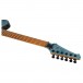 Spira Guitars T-450 TDB Flame Maple, Gloss Trans Blue - Neck