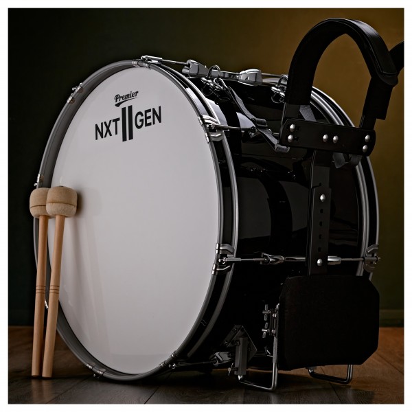 Premier NXT GEN Marching 16" x 14" Bass Drum, Black