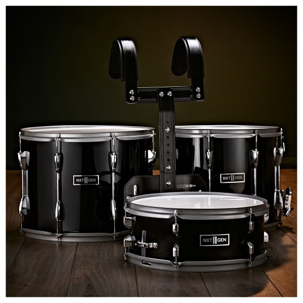 Premier NXT GEN Marching 16" x 12" Tenor Drum, Black