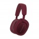 Bowers & Wilkins Px7 S2e Wireless Headphones, Ruby Red - side view angled