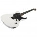 Spira Guitars T-400 MWH, Satin White - Full, Angled