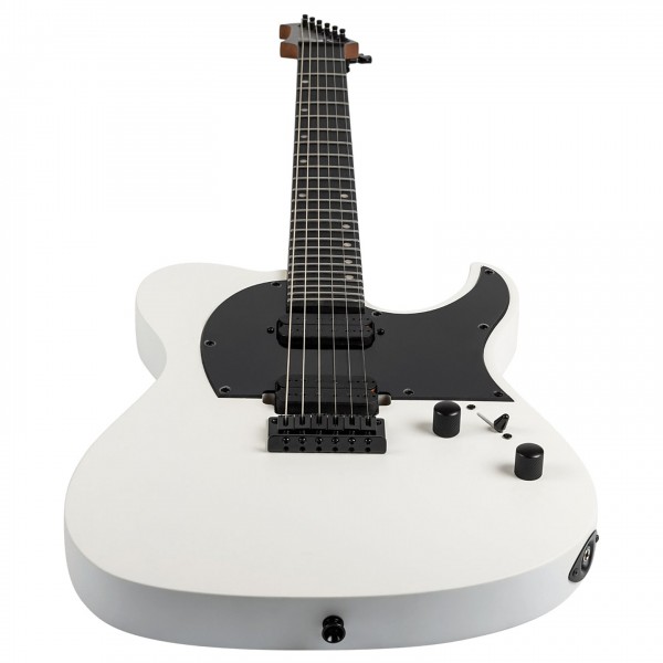 Spira Guitars T-400 MWH, Satin White - Vertical
