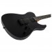 Spira Guitars T-400 MBK, Satin Black - Body, Angled 1