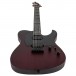 Spira Guitars T-400 MWR, Satin Wine Red - Vertical