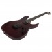 Spira Guitars S-400 MWR, Satin Wine Red - Full, Angled