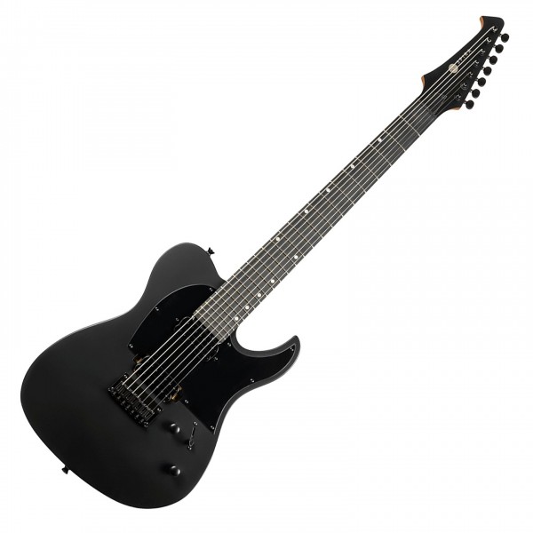 Spira Guitars T-407 MBK, Satin Black - Front