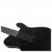 Spira Guitars T-407 MBK, Satin Black - Body, Angled 1