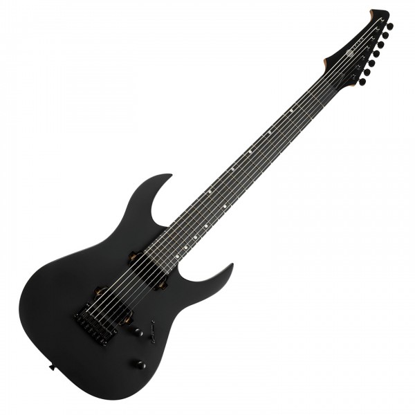 Spira Guitars S-407 MBK, Satin Black - Front