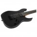 Spira Guitars S-407 MBK, Satin Black - Body, Angled 2