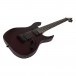 Spira Guitars S-407 MWR, Satin Wine Red - Full, Angled