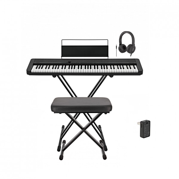 Casio CT-S1 76 Key Portable Keyboard Package, Black