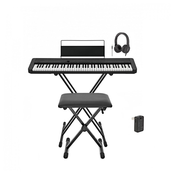 Casio CT-S1 76 Key Portable Keyboard Package, Black