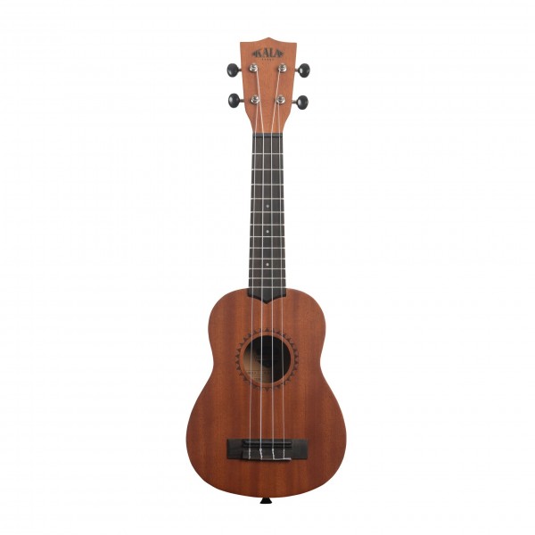 Kala Spruce Top Soprano No Binding Bundle w/ Bag, Tuner, Strap & Strings