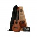 Kala Spruce Top Soprano No Binding Bundle w/ Bag, Tuner, Strap & Strings